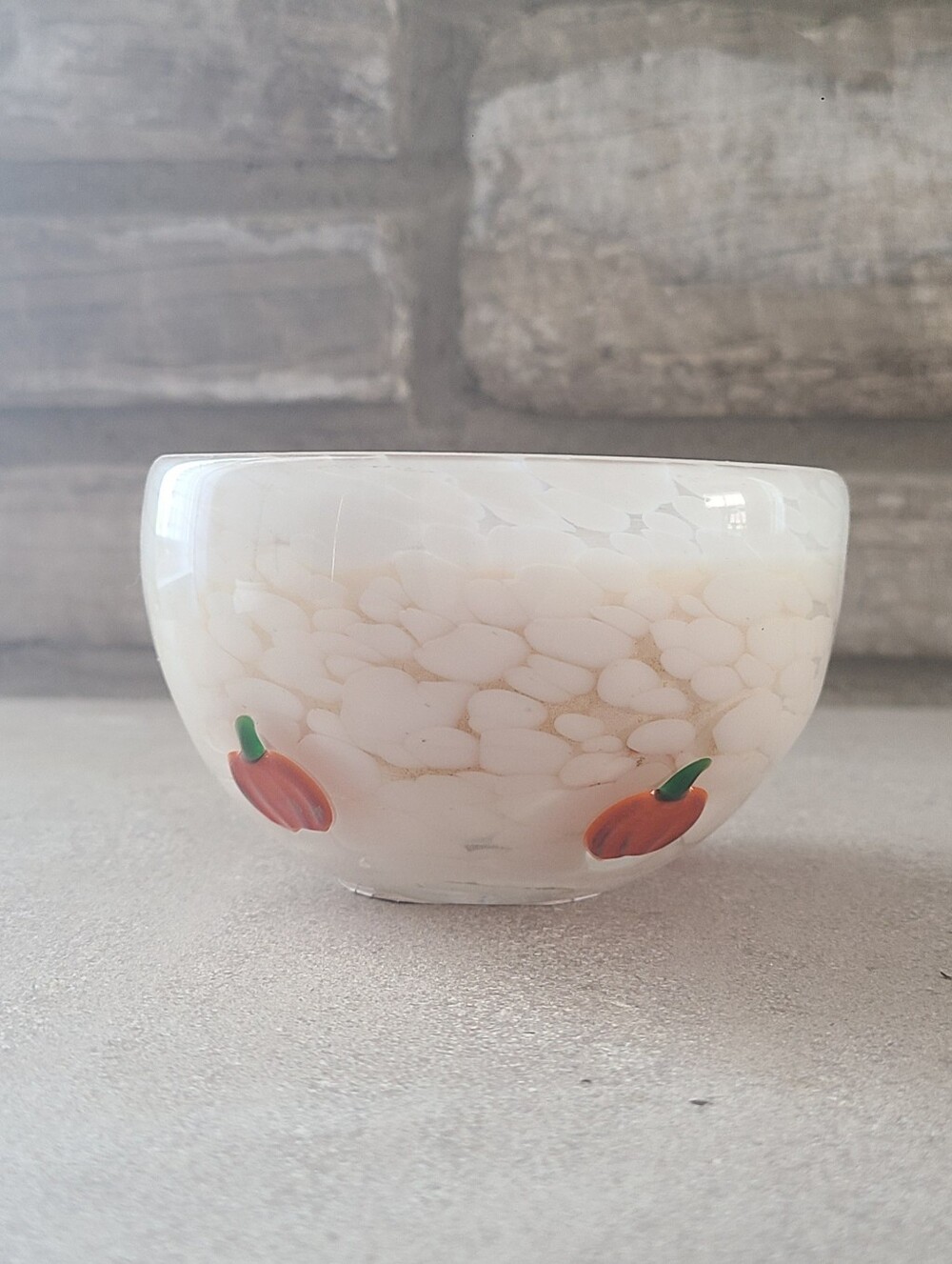 Anthropologie Icon Pumpkin & Sweet Vanilla Glass Candle